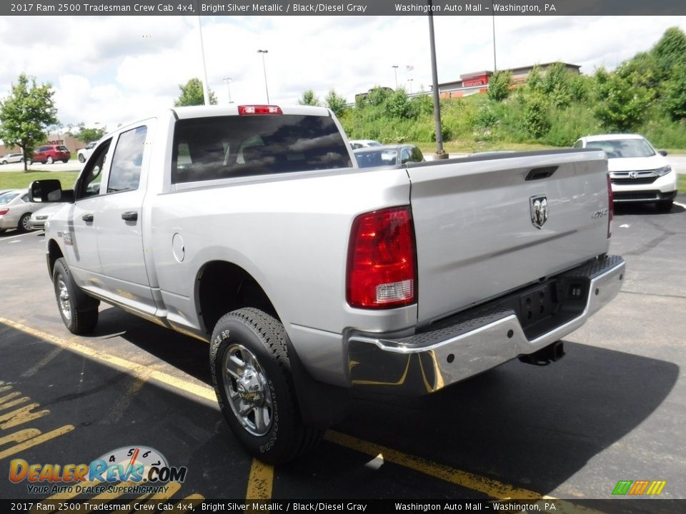 2017 Ram 2500 Tradesman Crew Cab 4x4 Bright Silver Metallic / Black/Diesel Gray Photo #9