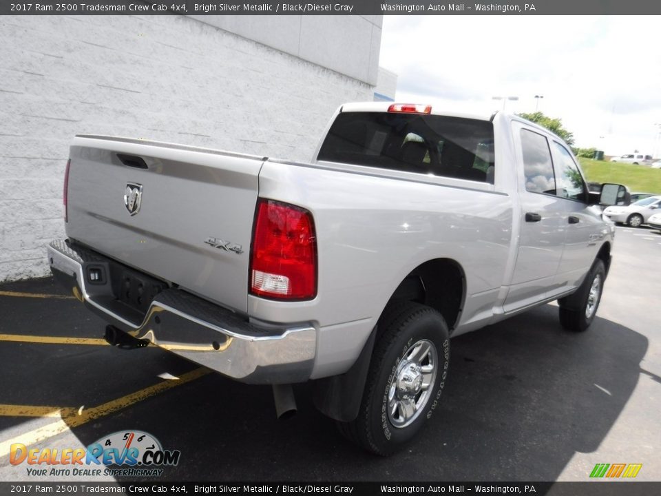 2017 Ram 2500 Tradesman Crew Cab 4x4 Bright Silver Metallic / Black/Diesel Gray Photo #11