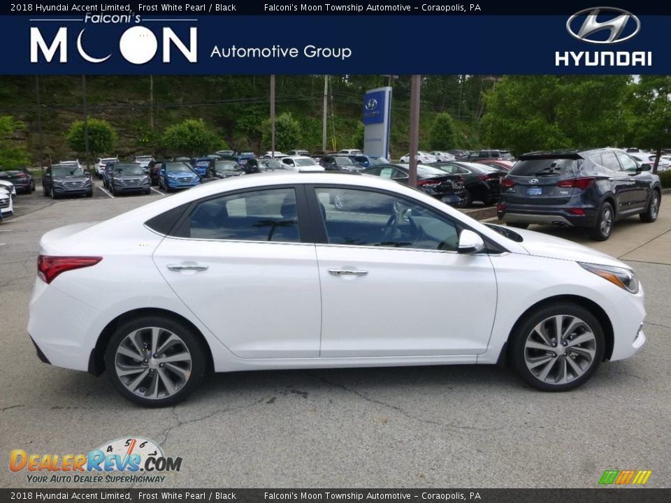 2018 Hyundai Accent Limited Frost White Pearl / Black Photo #1