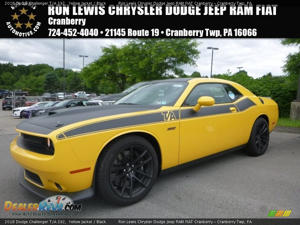 2018 Dodge Challenger T/A 392 Yellow Jacket / Black Photo #1
