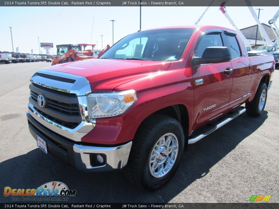 2014 Toyota Tundra SR5 Double Cab Radiant Red / Graphite Photo #1