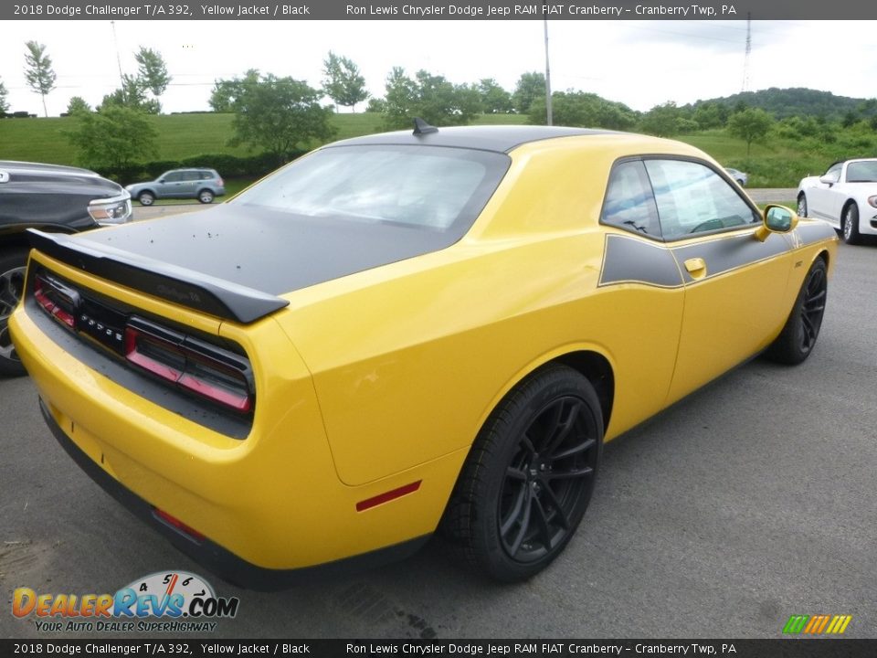 2018 Dodge Challenger T/A 392 Yellow Jacket / Black Photo #5