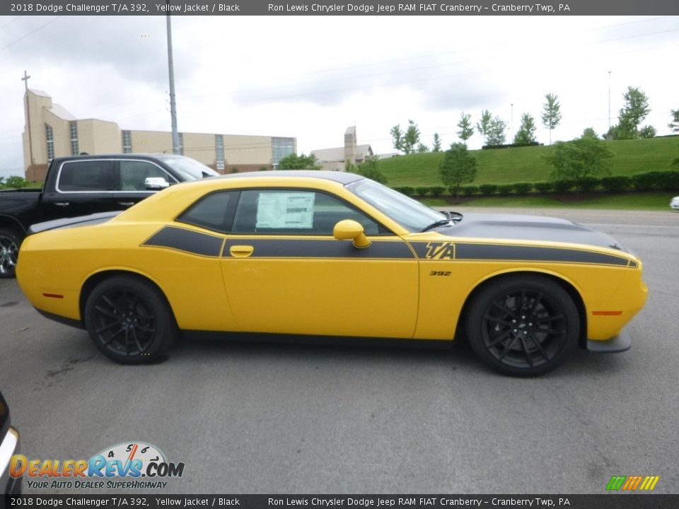 2018 Dodge Challenger T/A 392 Yellow Jacket / Black Photo #6