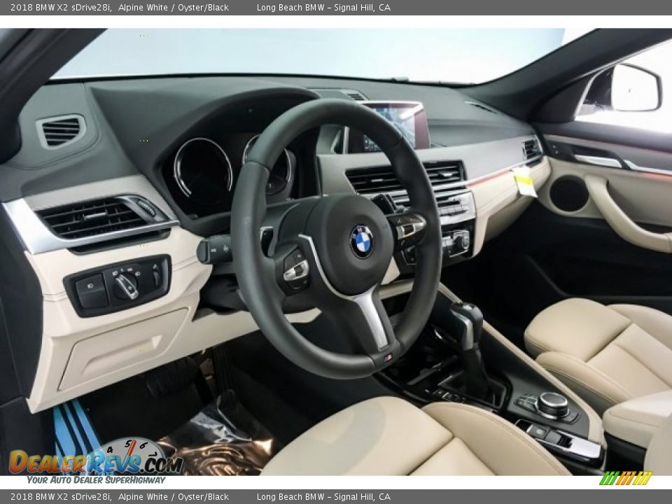 2018 BMW X2 sDrive28i Alpine White / Oyster/Black Photo #6