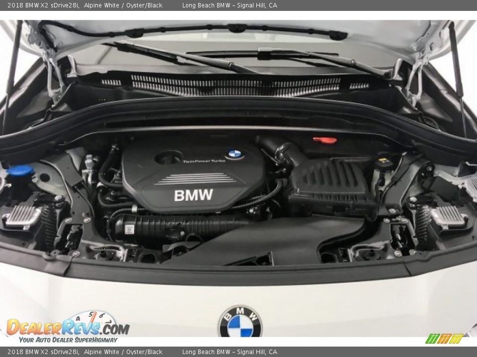2018 BMW X2 sDrive28i Alpine White / Oyster/Black Photo #9