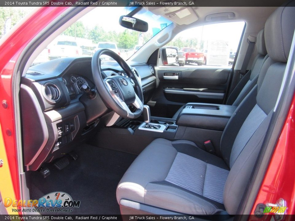 2014 Toyota Tundra SR5 Double Cab Radiant Red / Graphite Photo #23