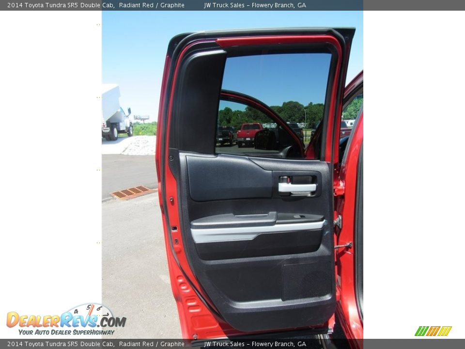 2014 Toyota Tundra SR5 Double Cab Radiant Red / Graphite Photo #29