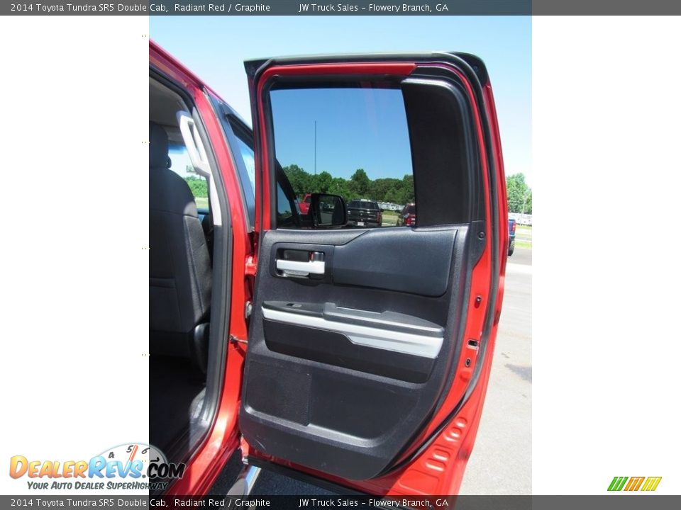 2014 Toyota Tundra SR5 Double Cab Radiant Red / Graphite Photo #33