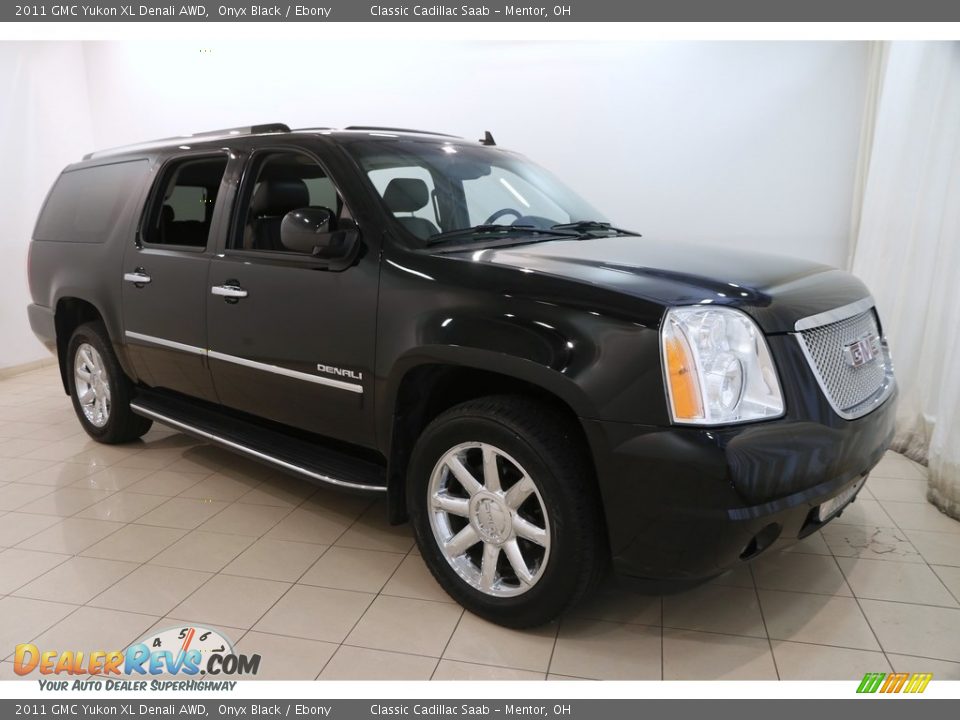 2011 GMC Yukon XL Denali AWD Onyx Black / Ebony Photo #1