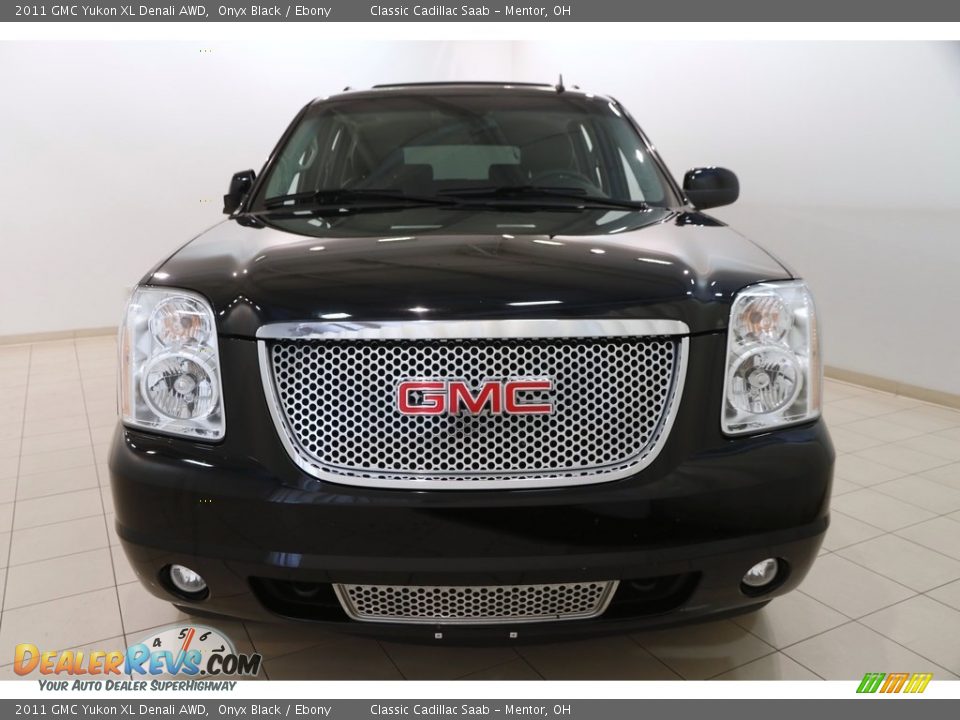 2011 GMC Yukon XL Denali AWD Onyx Black / Ebony Photo #2