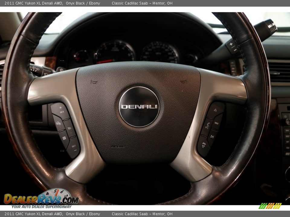 2011 GMC Yukon XL Denali AWD Onyx Black / Ebony Photo #6