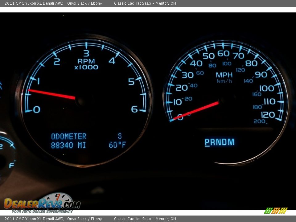 2011 GMC Yukon XL Denali AWD Onyx Black / Ebony Photo #7