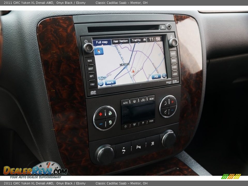 2011 GMC Yukon XL Denali AWD Onyx Black / Ebony Photo #8