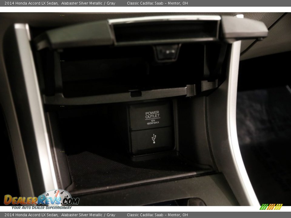 2014 Honda Accord LX Sedan Alabaster Silver Metallic / Gray Photo #14