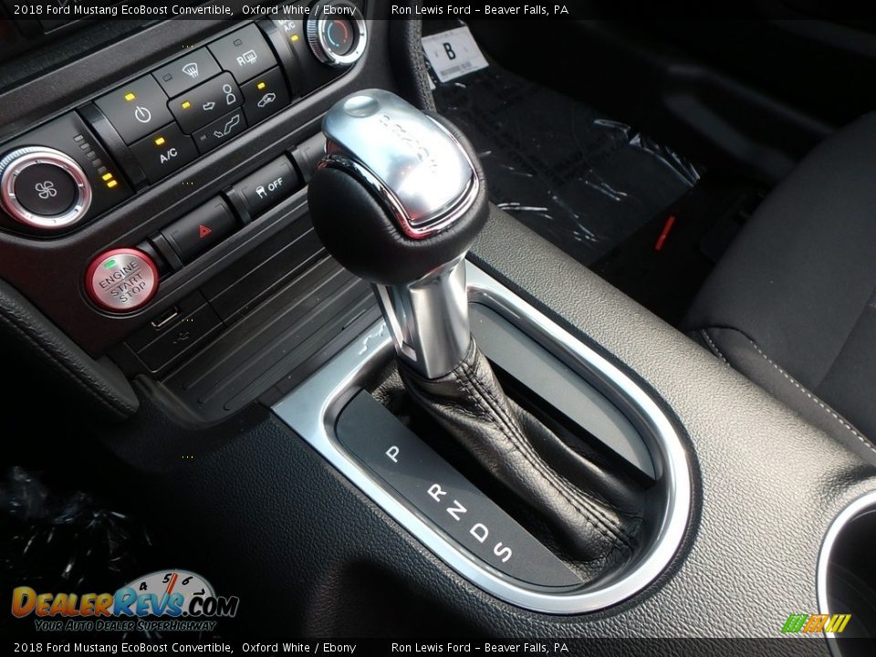 2018 Ford Mustang EcoBoost Convertible Shifter Photo #17