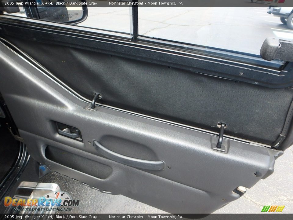 2005 Jeep Wrangler X 4x4 Black / Dark Slate Gray Photo #19