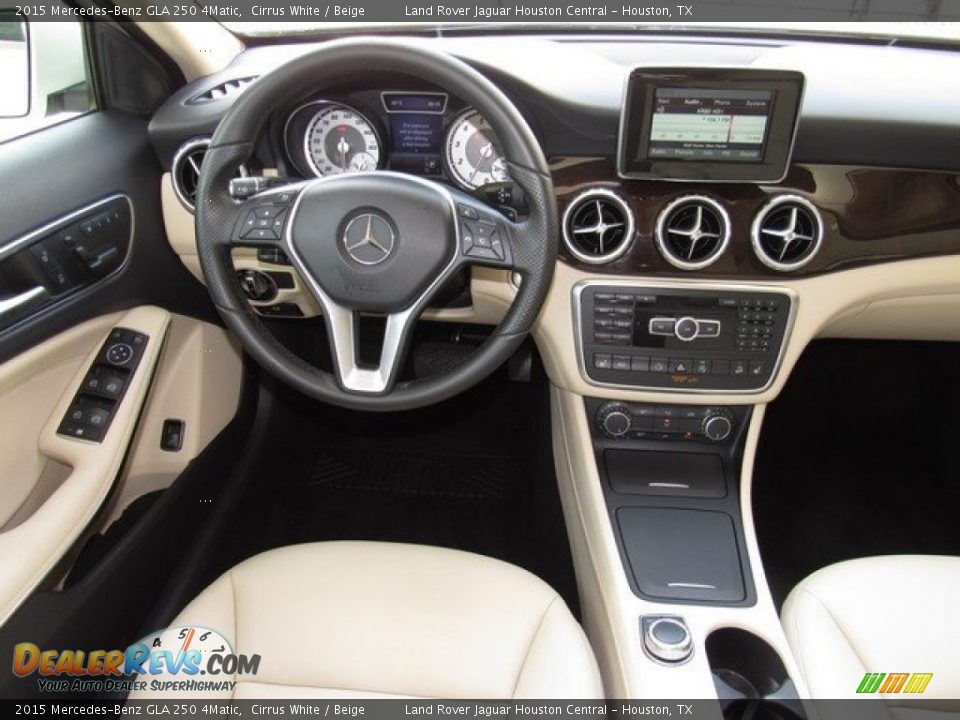 2015 Mercedes-Benz GLA 250 4Matic Cirrus White / Beige Photo #13