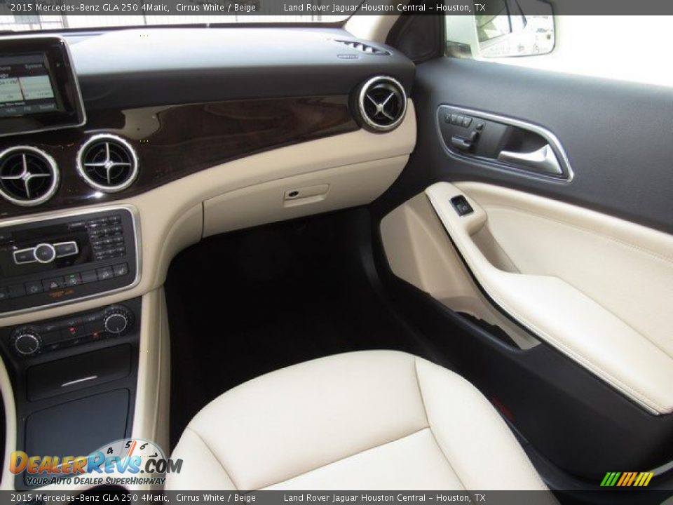 2015 Mercedes-Benz GLA 250 4Matic Cirrus White / Beige Photo #14