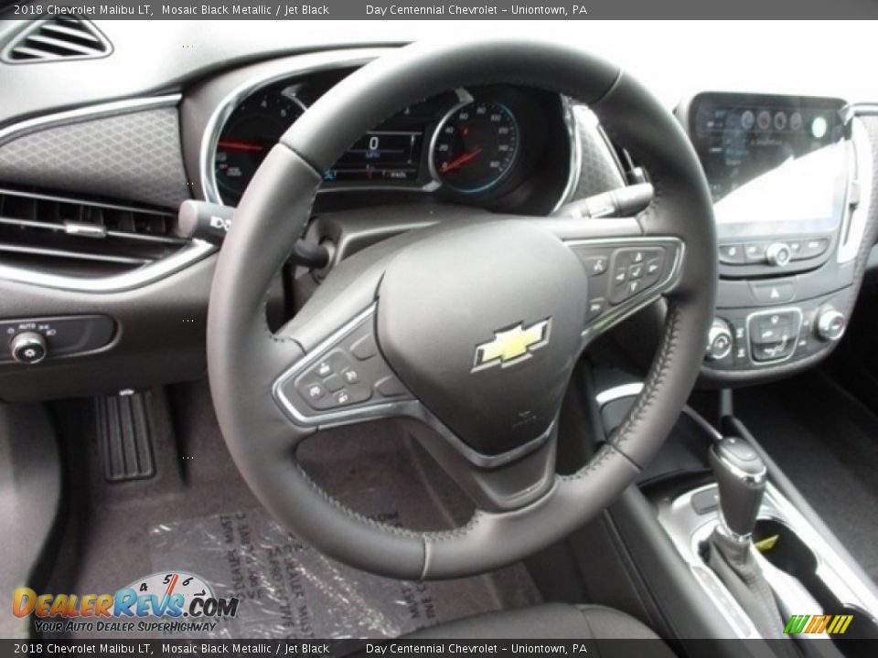 2018 Chevrolet Malibu LT Mosaic Black Metallic / Jet Black Photo #8