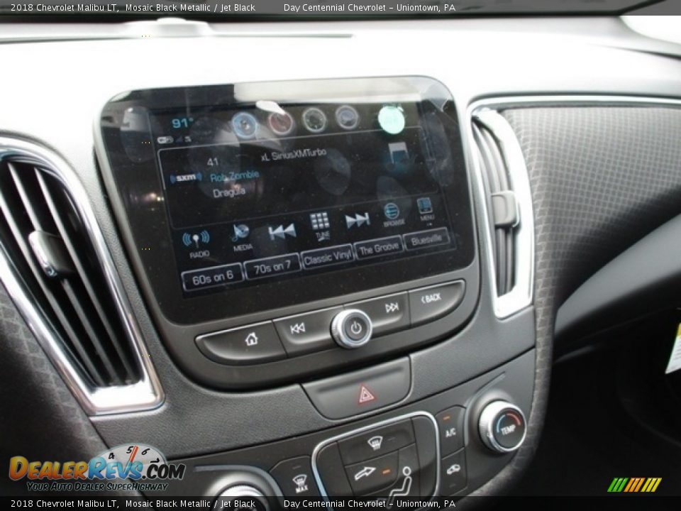 2018 Chevrolet Malibu LT Mosaic Black Metallic / Jet Black Photo #9
