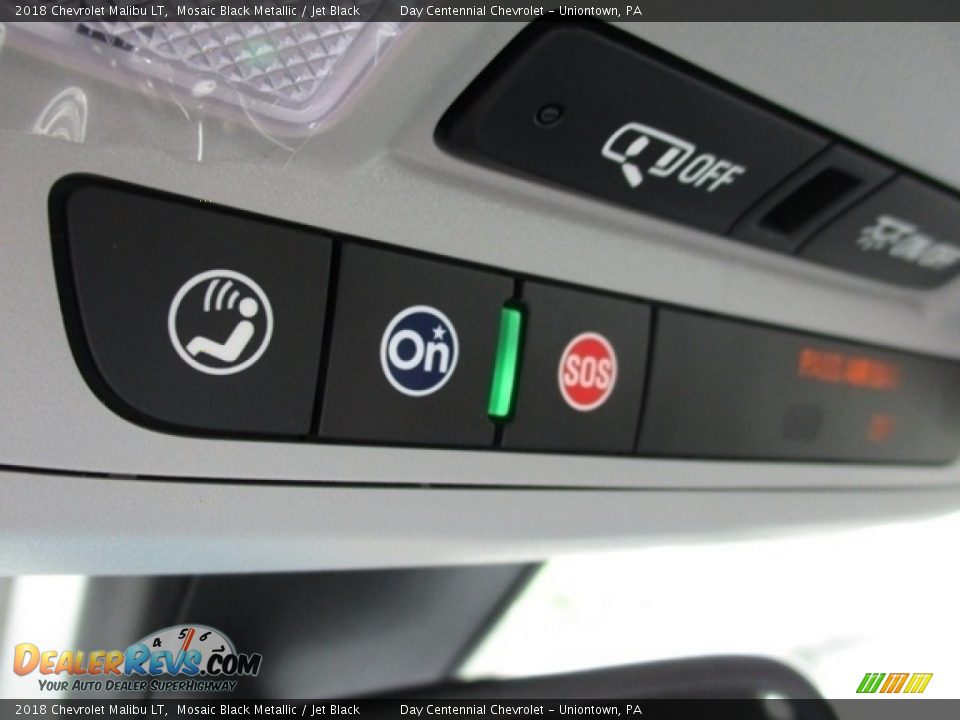 2018 Chevrolet Malibu LT Mosaic Black Metallic / Jet Black Photo #13