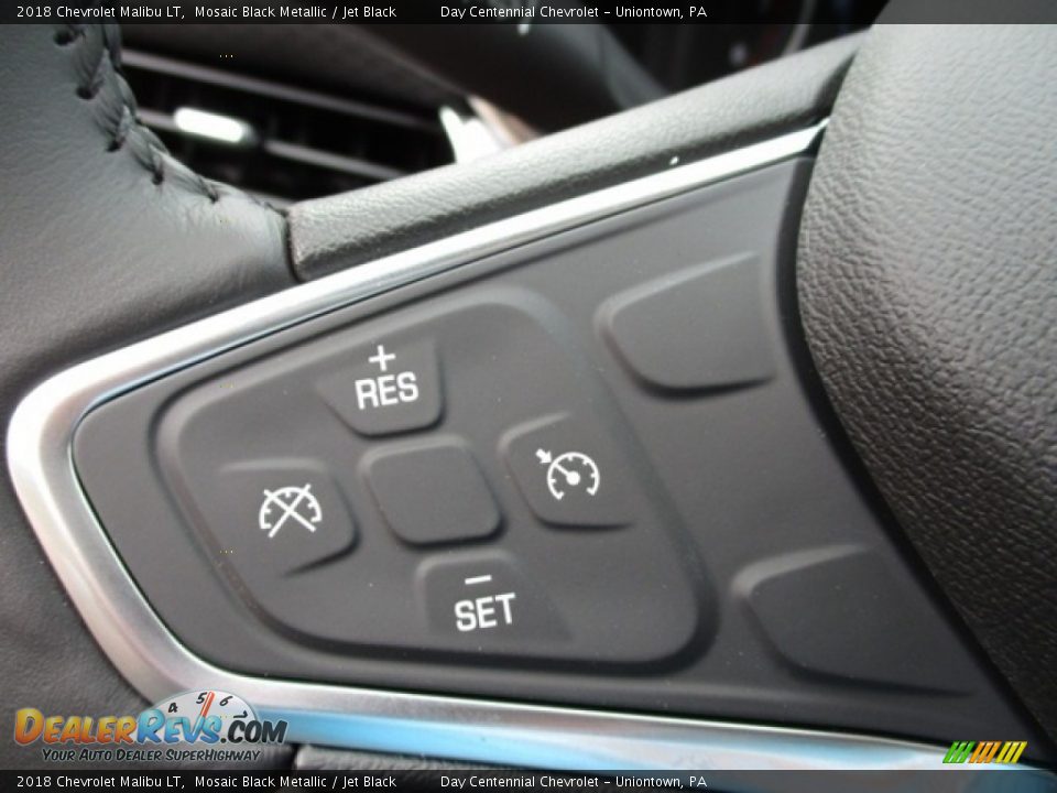 2018 Chevrolet Malibu LT Mosaic Black Metallic / Jet Black Photo #15