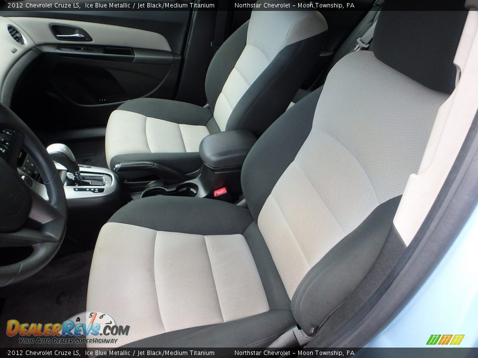 2012 Chevrolet Cruze LS Ice Blue Metallic / Jet Black/Medium Titanium Photo #8