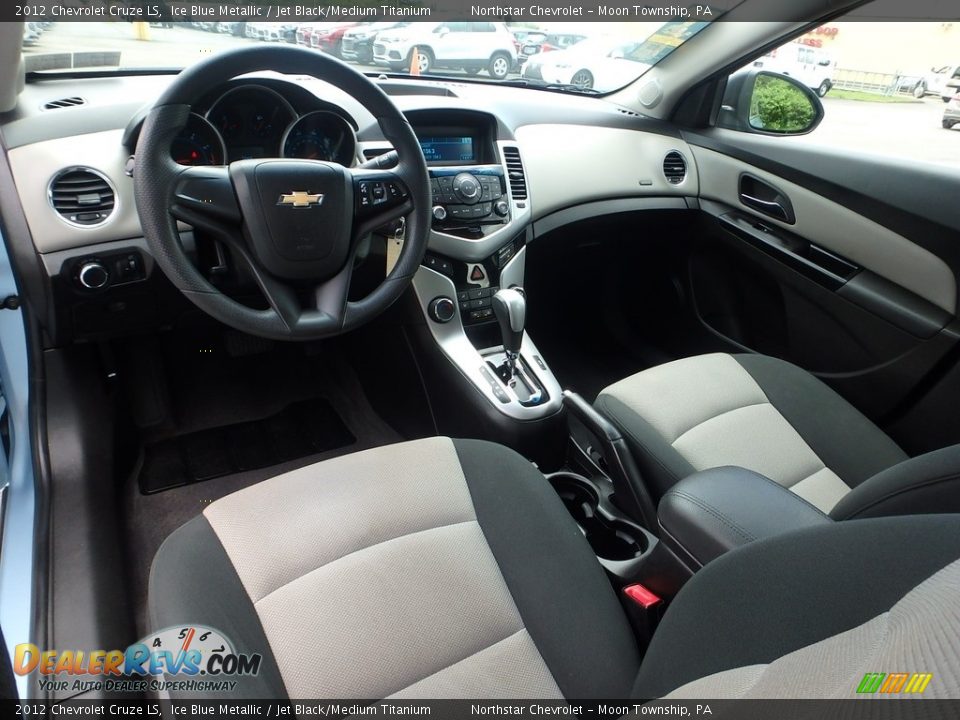 2012 Chevrolet Cruze LS Ice Blue Metallic / Jet Black/Medium Titanium Photo #10