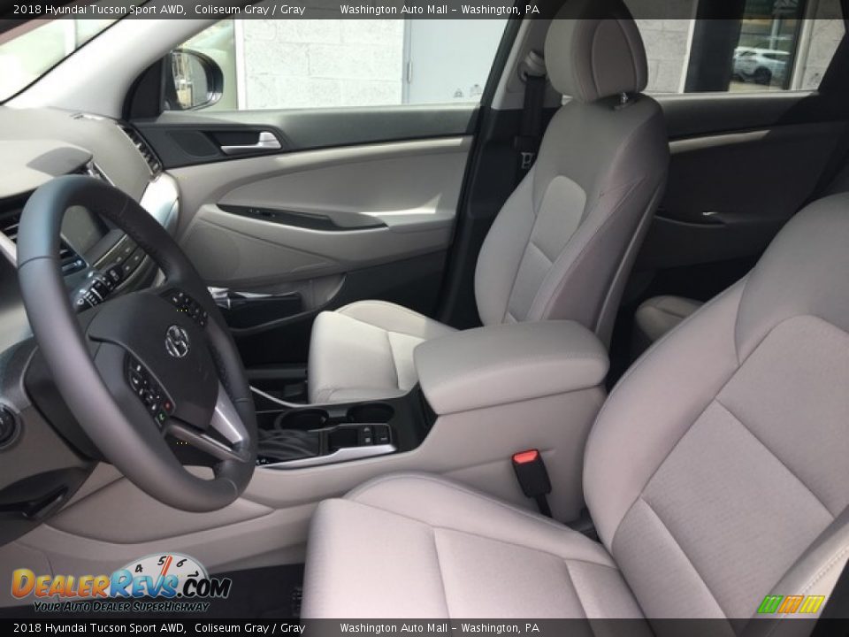 Gray Interior - 2018 Hyundai Tucson Sport AWD Photo #11