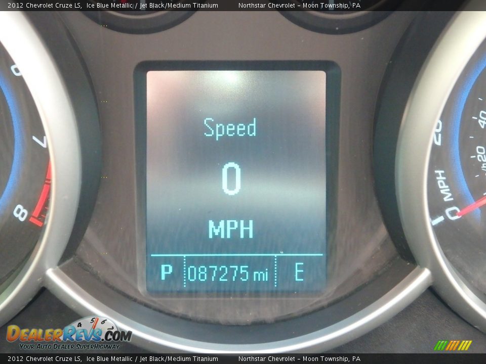 2012 Chevrolet Cruze LS Ice Blue Metallic / Jet Black/Medium Titanium Photo #15