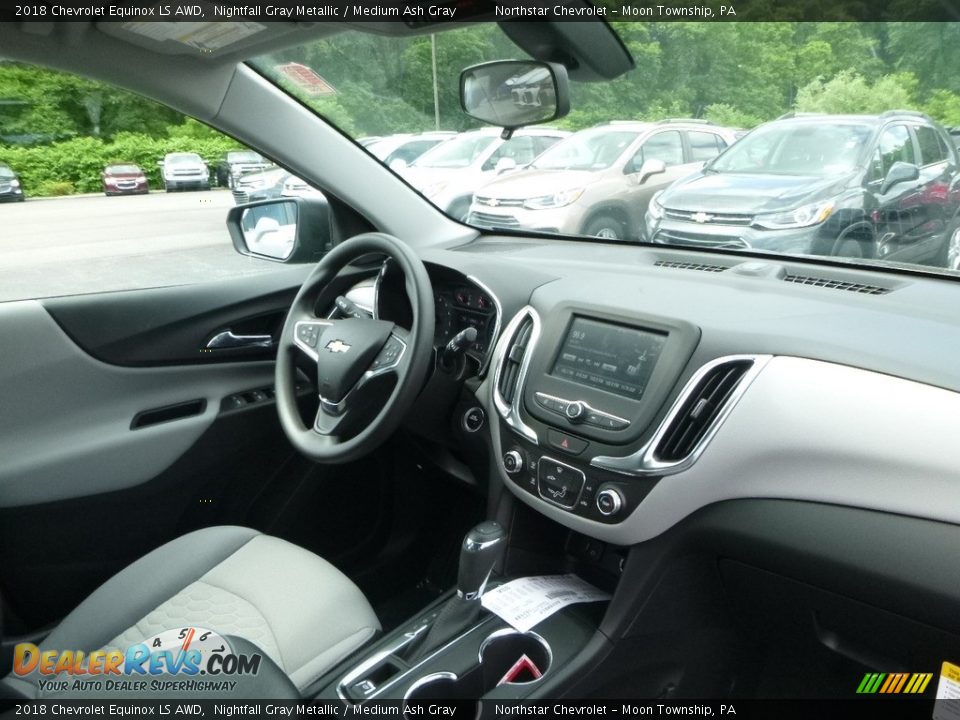 2018 Chevrolet Equinox LS AWD Nightfall Gray Metallic / Medium Ash Gray Photo #11