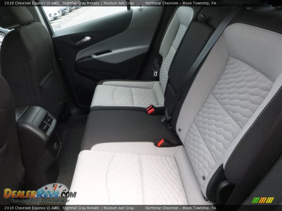 2018 Chevrolet Equinox LS AWD Nightfall Gray Metallic / Medium Ash Gray Photo #12