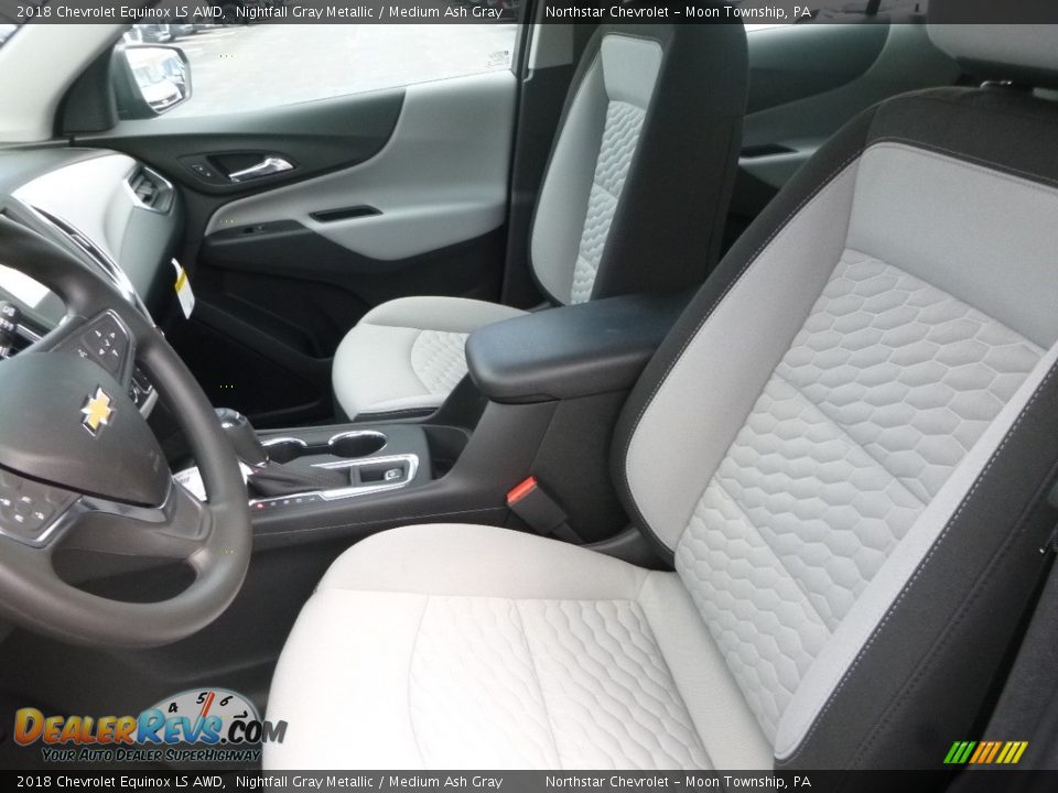 2018 Chevrolet Equinox LS AWD Nightfall Gray Metallic / Medium Ash Gray Photo #15