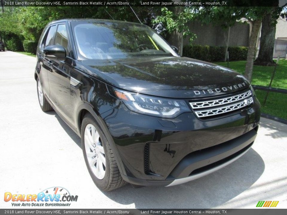 2018 Land Rover Discovery HSE Santorini Black Metallic / Acorn/Ebony Photo #2