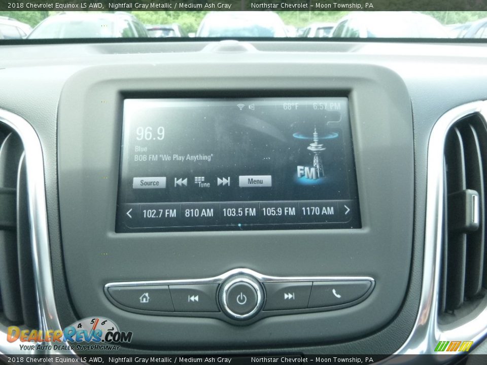 2018 Chevrolet Equinox LS AWD Nightfall Gray Metallic / Medium Ash Gray Photo #17