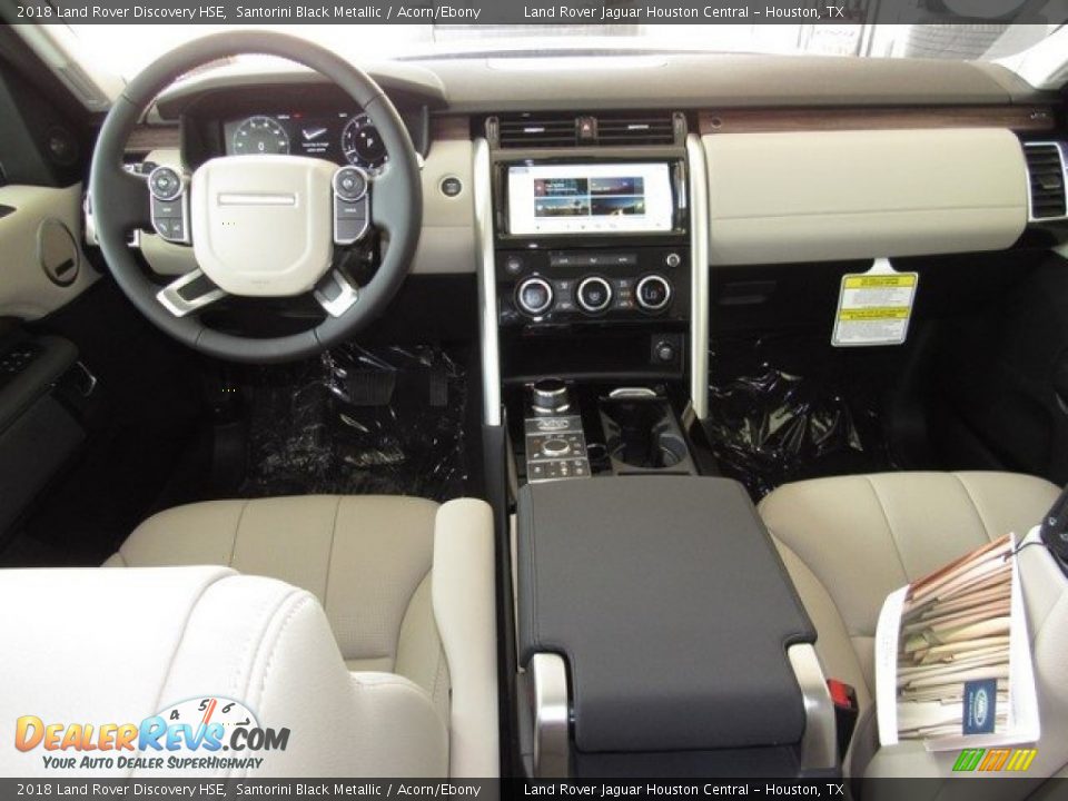 2018 Land Rover Discovery HSE Santorini Black Metallic / Acorn/Ebony Photo #4