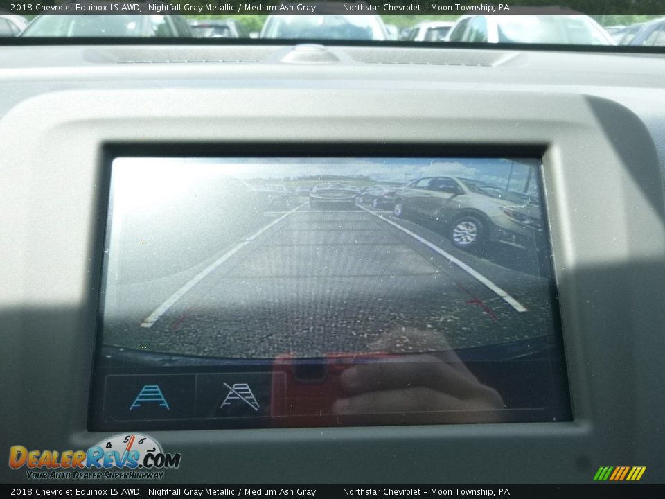 2018 Chevrolet Equinox LS AWD Nightfall Gray Metallic / Medium Ash Gray Photo #18