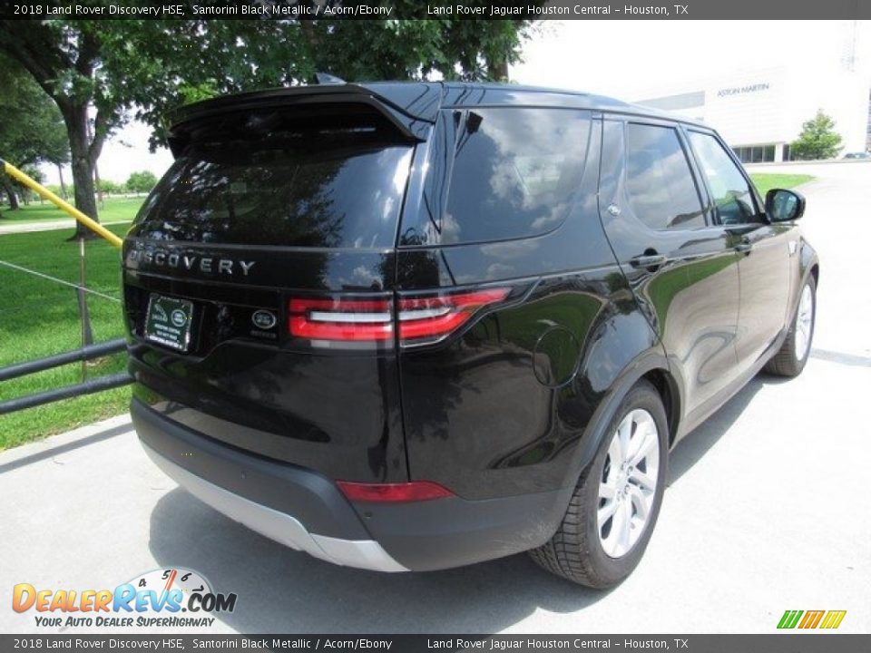 2018 Land Rover Discovery HSE Santorini Black Metallic / Acorn/Ebony Photo #7
