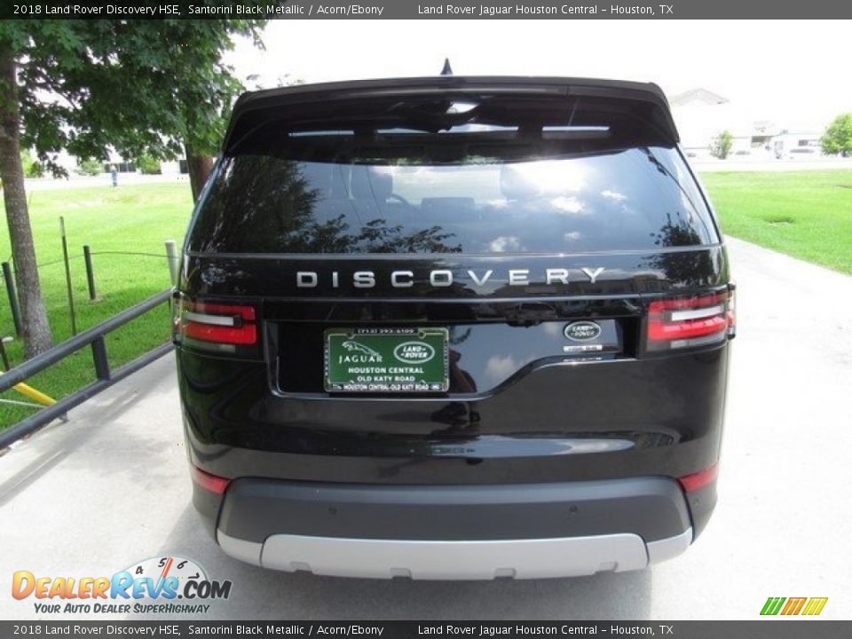 2018 Land Rover Discovery HSE Santorini Black Metallic / Acorn/Ebony Photo #8