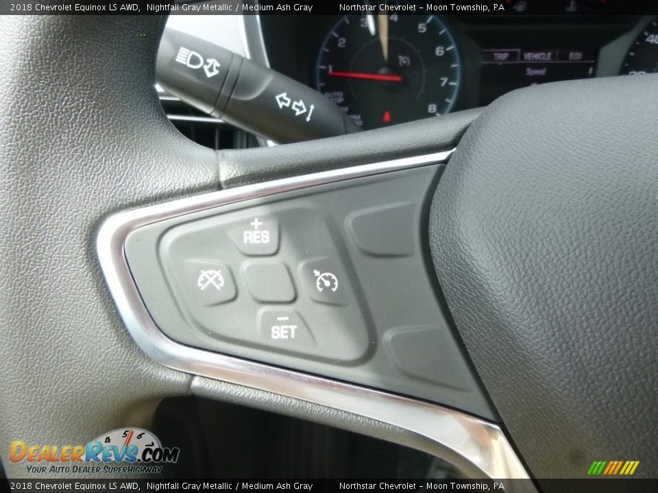 2018 Chevrolet Equinox LS AWD Nightfall Gray Metallic / Medium Ash Gray Photo #20