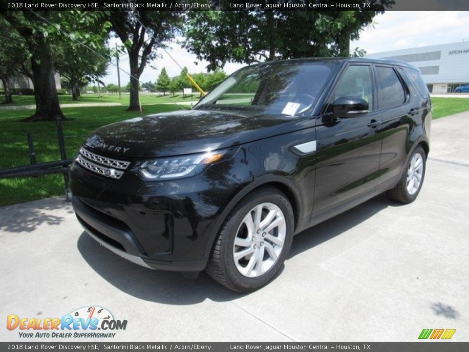 2018 Land Rover Discovery HSE Santorini Black Metallic / Acorn/Ebony Photo #10