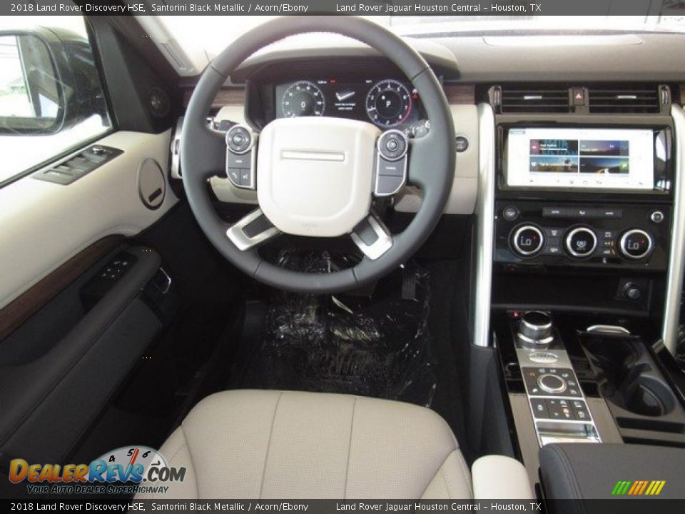 2018 Land Rover Discovery HSE Santorini Black Metallic / Acorn/Ebony Photo #13