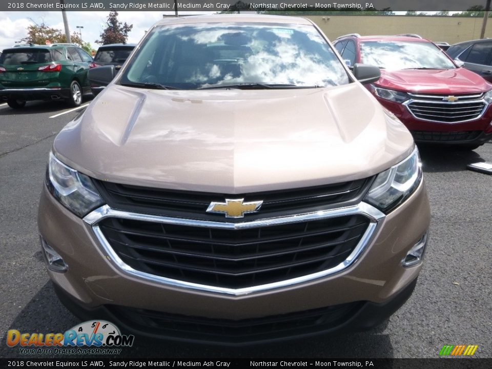 2018 Chevrolet Equinox LS AWD Sandy Ridge Metallic / Medium Ash Gray Photo #8