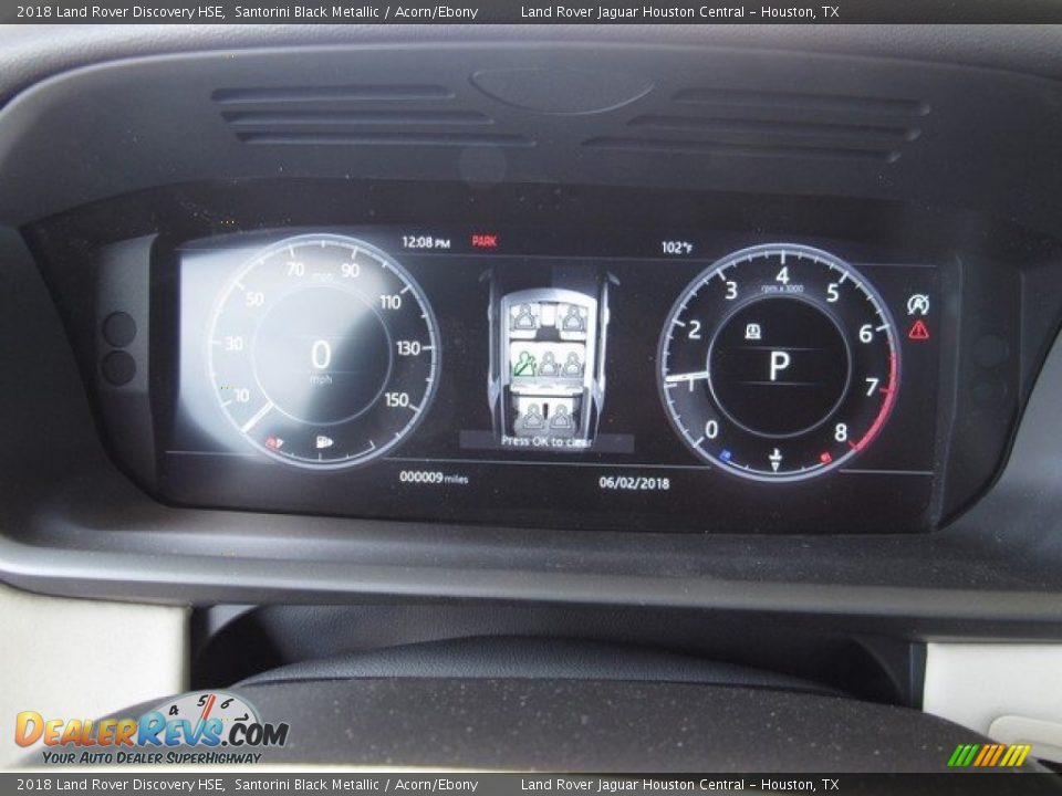 2018 Land Rover Discovery HSE Santorini Black Metallic / Acorn/Ebony Photo #30