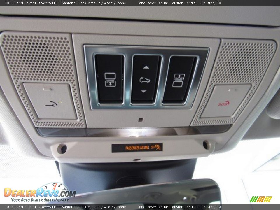 2018 Land Rover Discovery HSE Santorini Black Metallic / Acorn/Ebony Photo #36