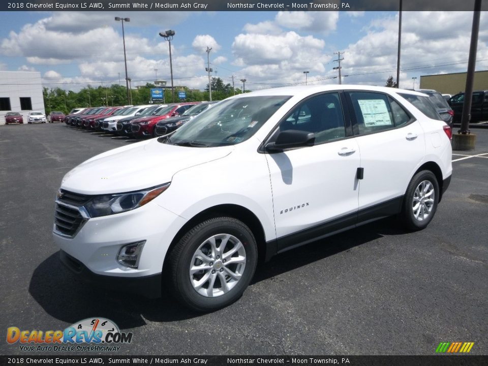 2018 Chevrolet Equinox LS AWD Summit White / Medium Ash Gray Photo #1