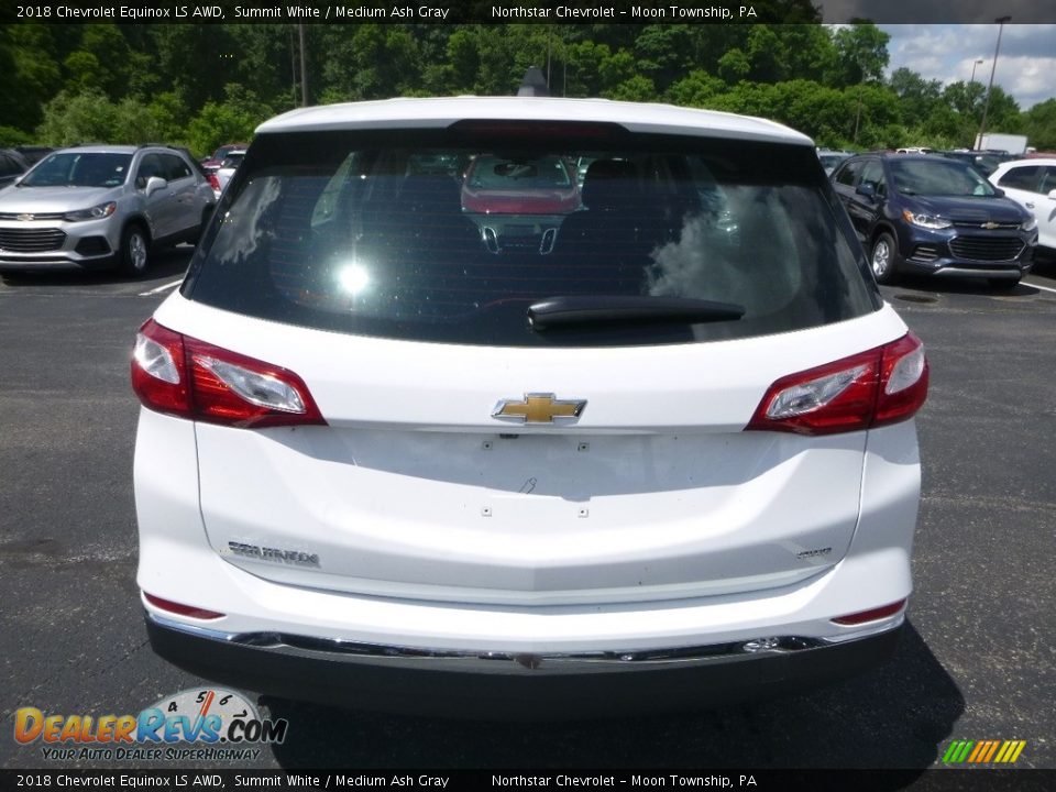 2018 Chevrolet Equinox LS AWD Summit White / Medium Ash Gray Photo #4