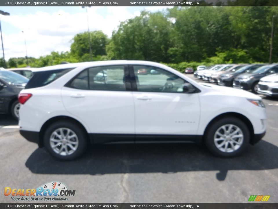 2018 Chevrolet Equinox LS AWD Summit White / Medium Ash Gray Photo #6