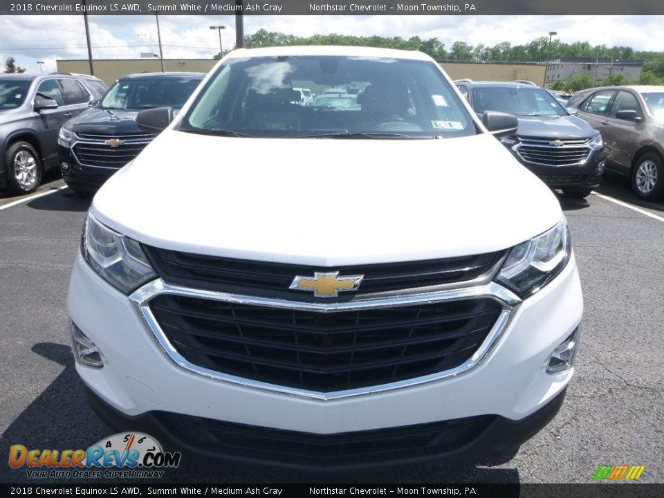 2018 Chevrolet Equinox LS AWD Summit White / Medium Ash Gray Photo #8