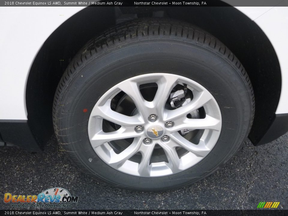 2018 Chevrolet Equinox LS AWD Summit White / Medium Ash Gray Photo #9
